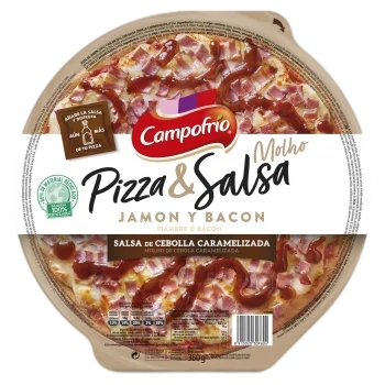 Pizza Campofrío Jamón y Bacon