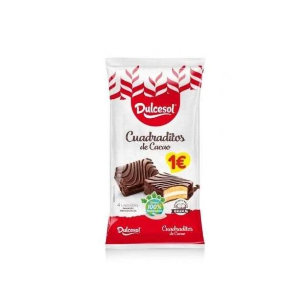 dULCESOL CUADIADITOS DE CACAO