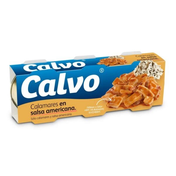 CALVO CALAMARES SALSA AMERICANA 3U