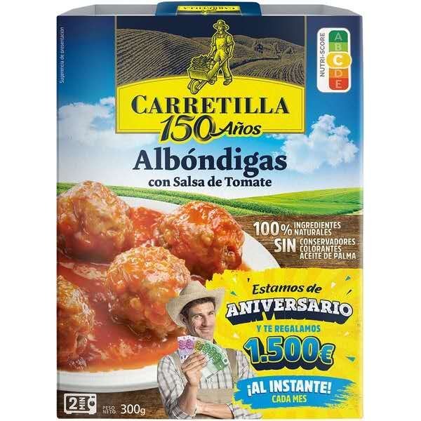 ALBÓNDIGAS CON SALSA DE TOMATE 300G